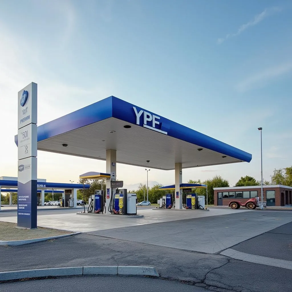 Surtidor de combustible premium YPF Infinia